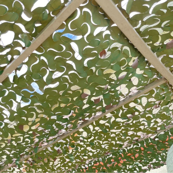 Filet de camouflage Camoshadow Forêt - Renforcé câble acier