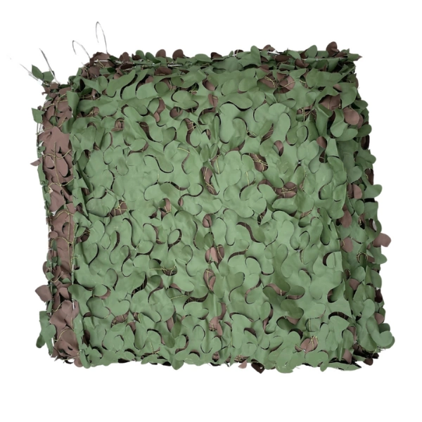 Filet de camouflage Camoshadow Forêt - Renforcé câble acier